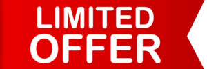 Red ribbon. Banner limited offer. Vector illustration. Red ribbon. Banner limited offer. Vector stock illustration.